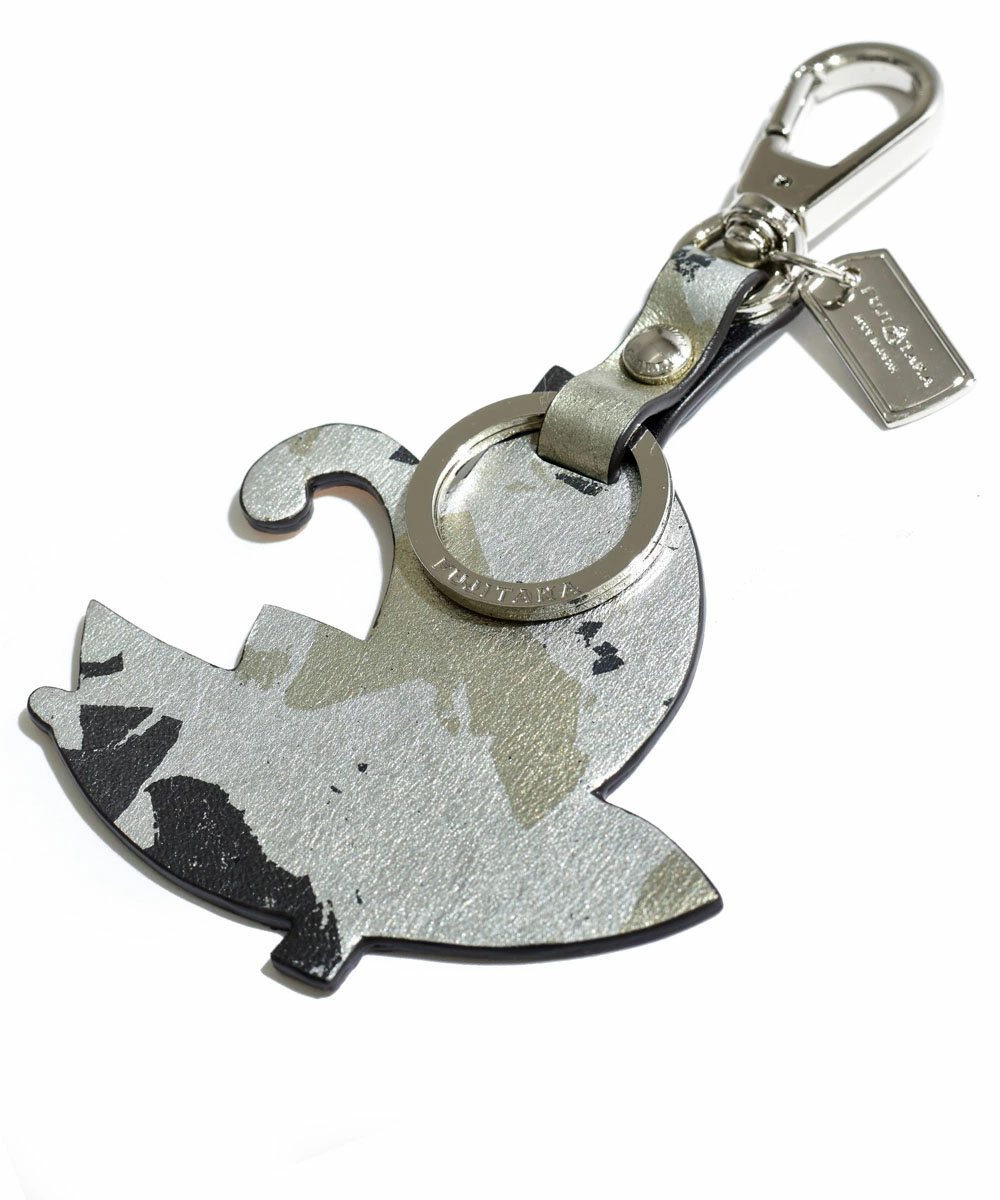 フジタカ ミーツ KYOTO Leather HAKU キーホルダー 【粋】