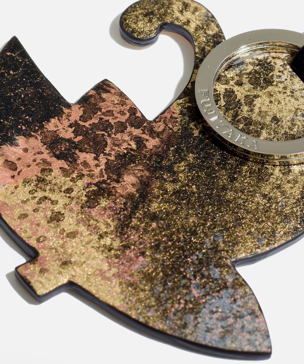 フジタカ ミーツ KYOTO Leather HAKU キーホルダー 【粋】