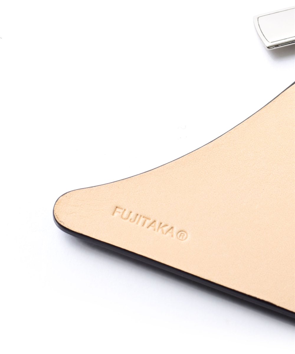 フジタカ ミーツ KYOTO Leather SUMINAGASHI キーホルダー 【富士山】