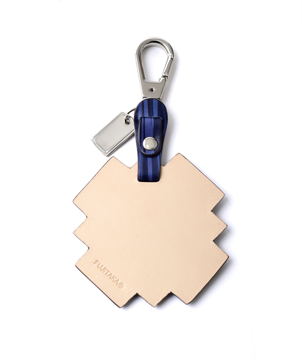 フジタカ ミーツ KYOTO Leather SUMINAGASHI キーホルダー 【匠】