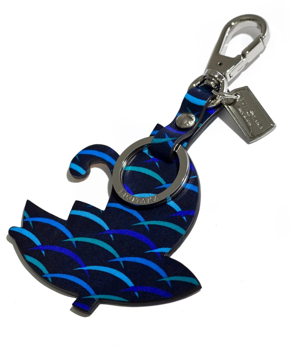 フジタカ ミーツ KYOTO Leather 露芝 キーホルダー 【粋】