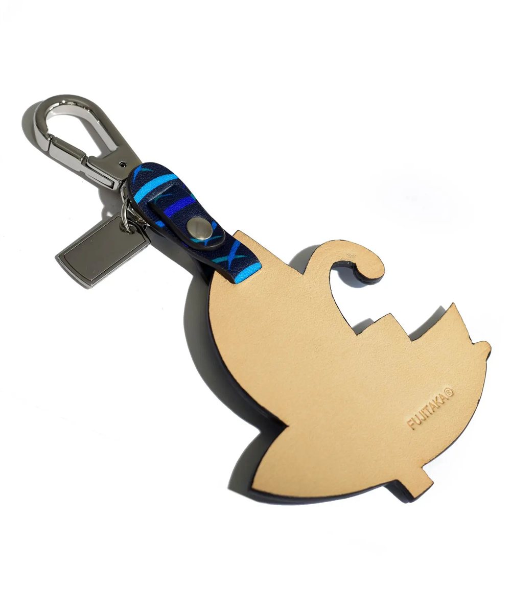 フジタカ ミーツ KYOTO Leather 露芝 キーホルダー 【粋】