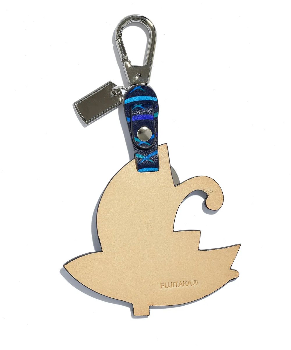 フジタカ ミーツ KYOTO Leather 露芝 キーホルダー 【粋】