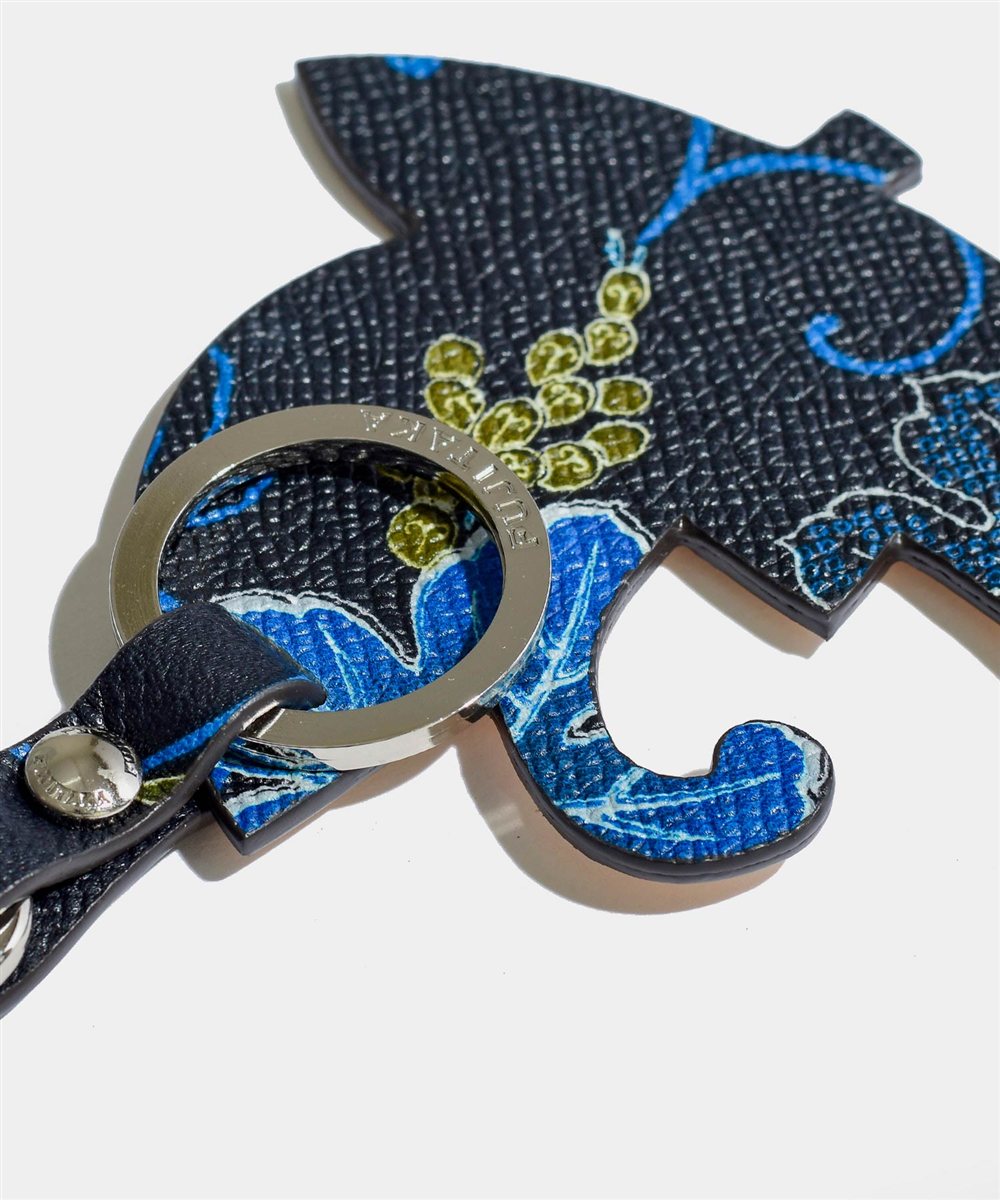フジタカ ミーツ KYOTO Leather 唐草 キーホルダー 【粋】