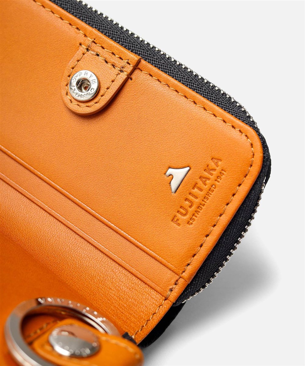 フジタカ ムース 小銭入れ付き キーケース スマートキー対応