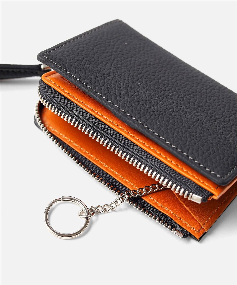 フジタカ ムース パスポケット付き 小銭入れ