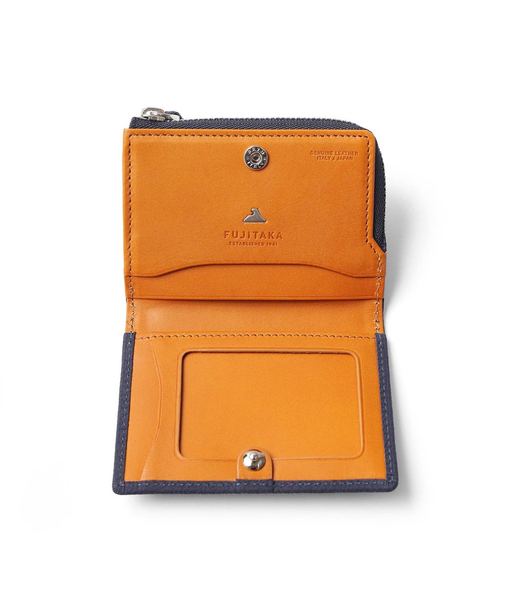 フジタカ ムース パスポケット付き 小銭入れ