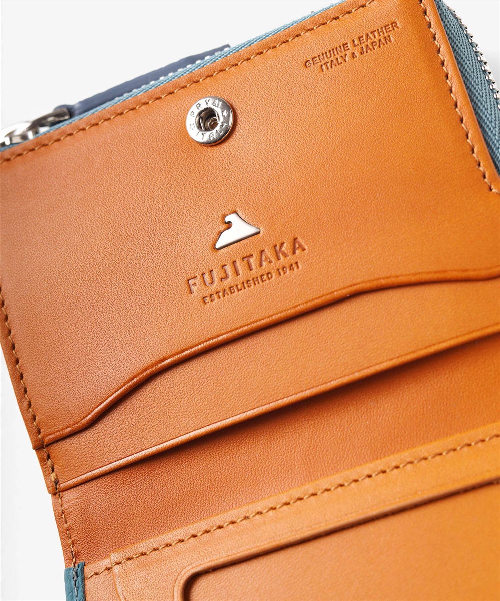 フジタカ ムース パスポケット付き 小銭入れ