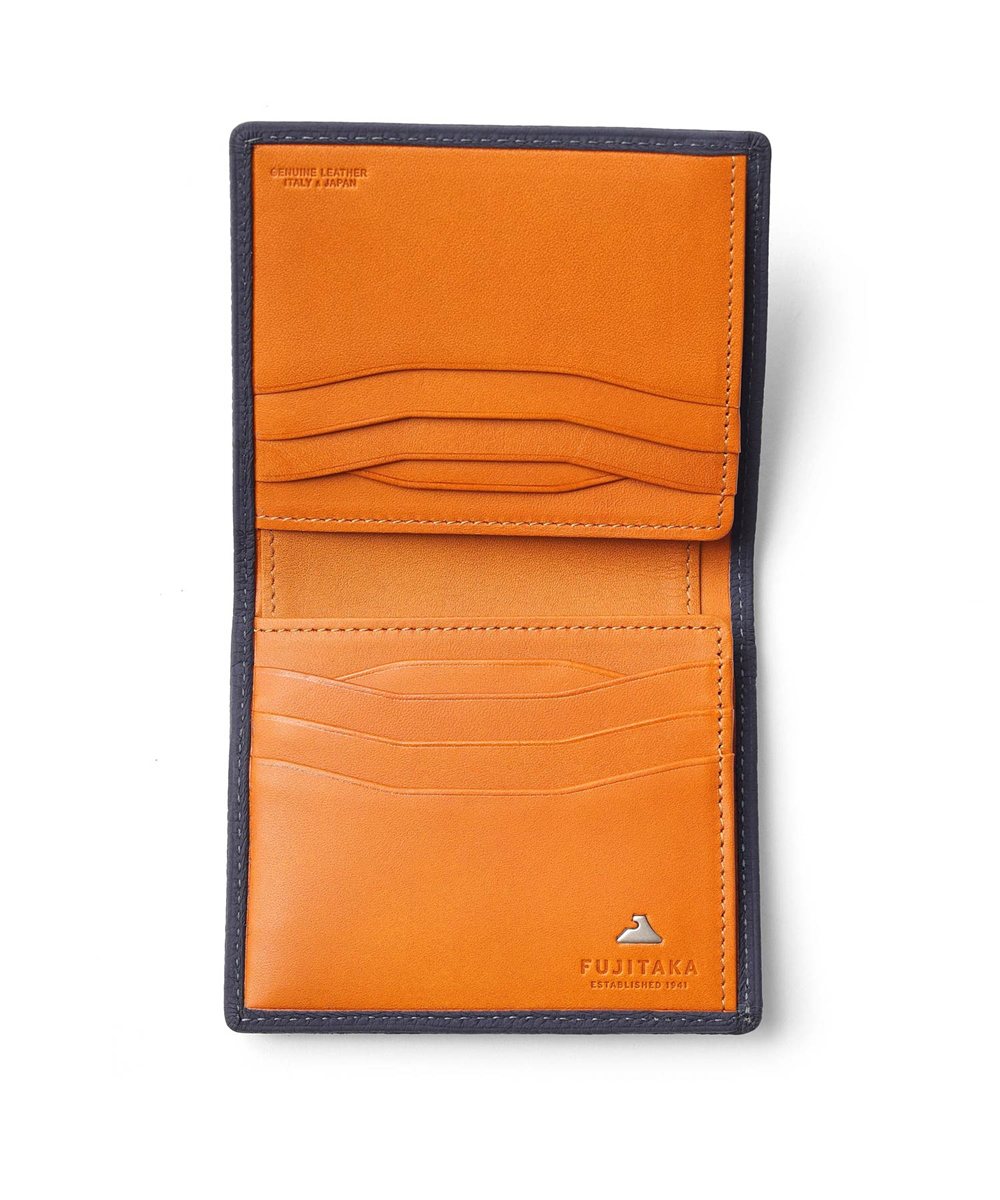 フジタカ ムース コンパクト 二つ折り財布 カード段8
