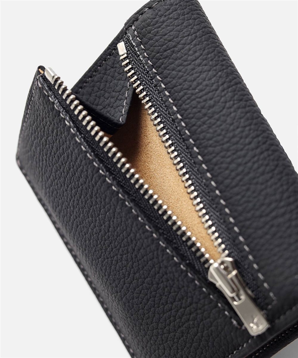 フジタカ ムース コンパクト 二つ折り財布 カード段8