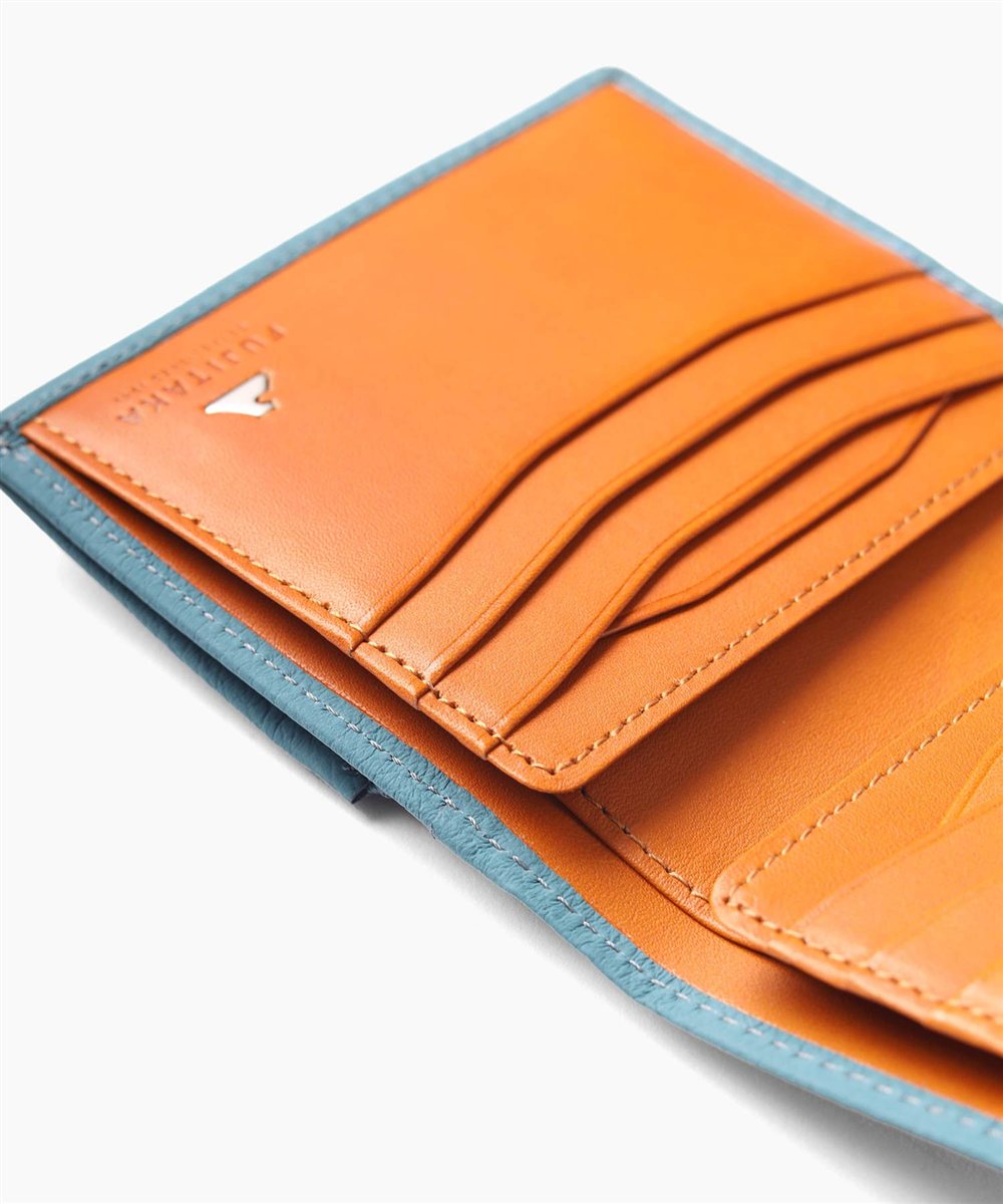 フジタカ ムース コンパクト 二つ折り財布 カード段8