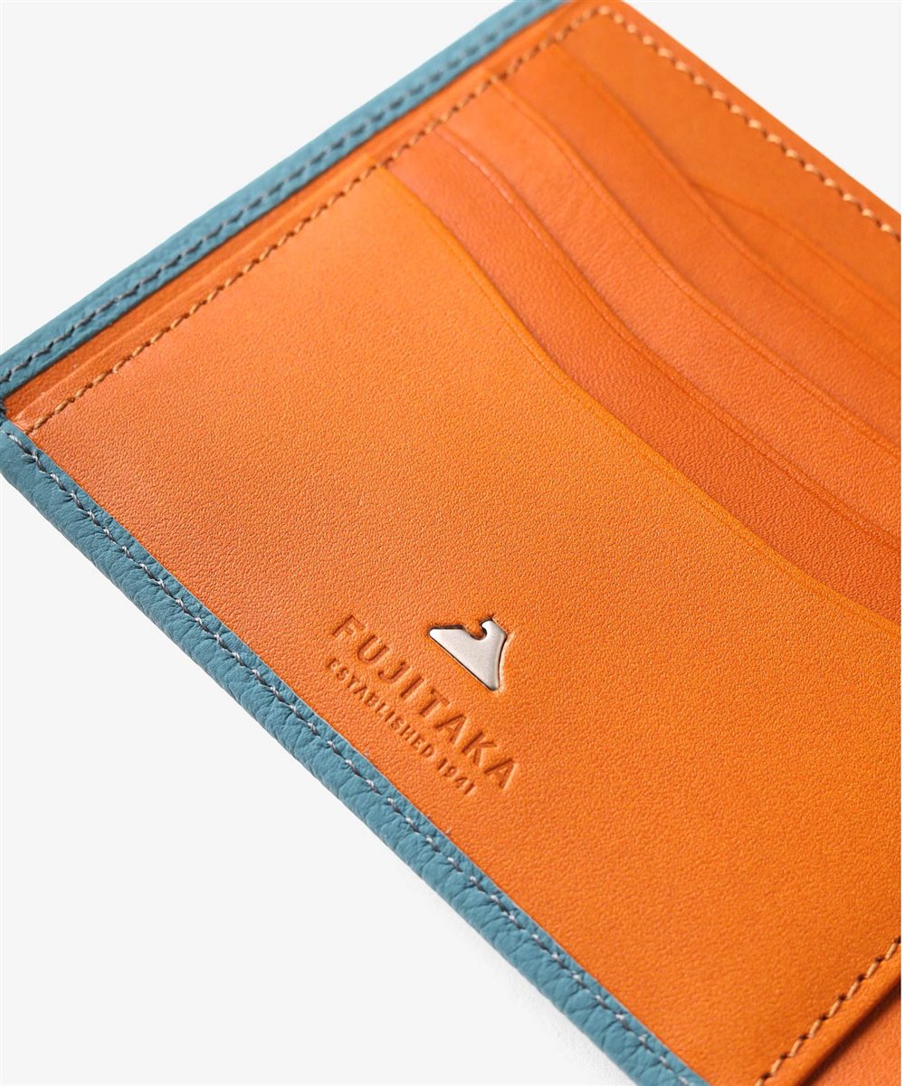 フジタカ ムース 純札 二つ折り財布 カード段18