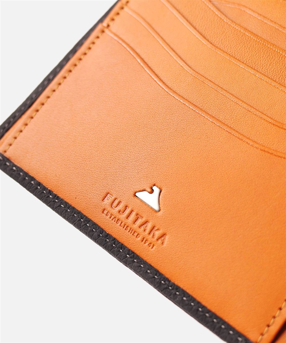 フジタカ ムース 純札 二つ折り財布 カード段18