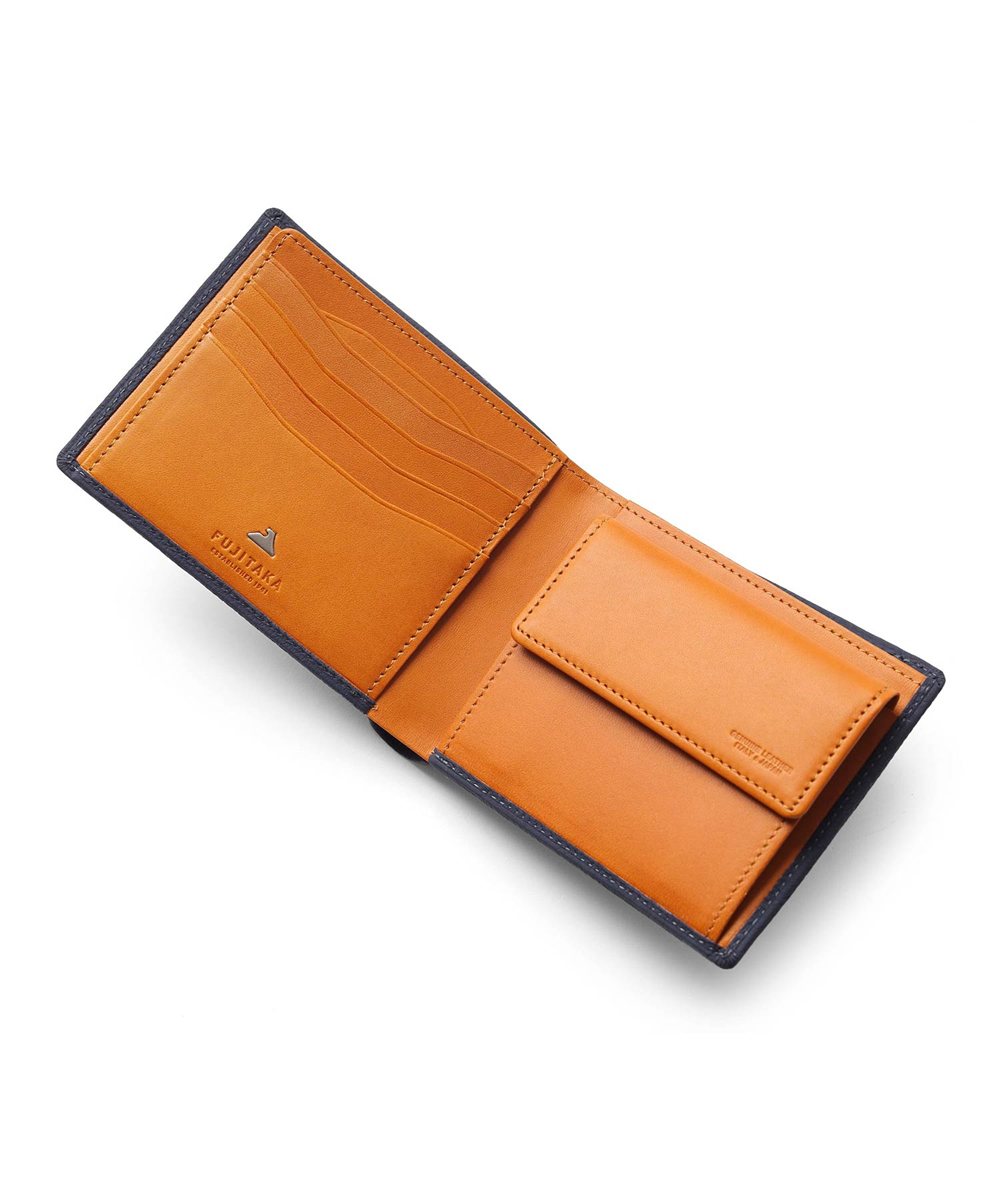フジタカ ムース 二つ折り財布 カード段12