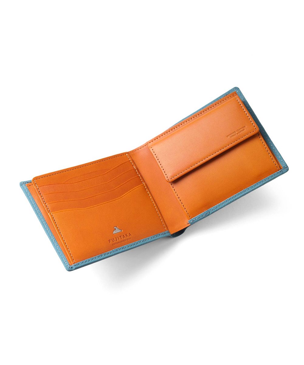 フジタカ ムース 二つ折り財布 カード段12
