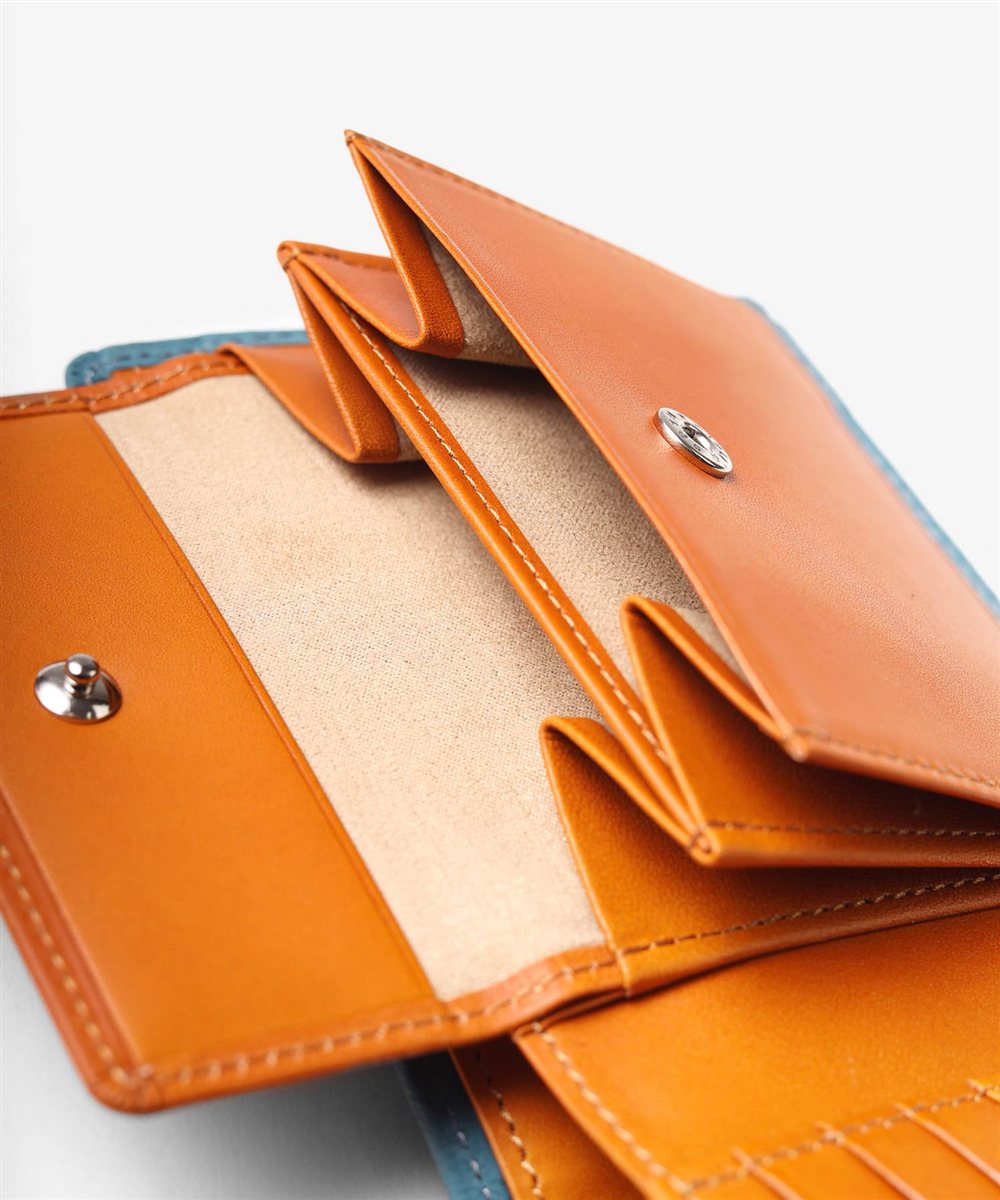 フジタカ ムース 二つ折り財布 カード段12