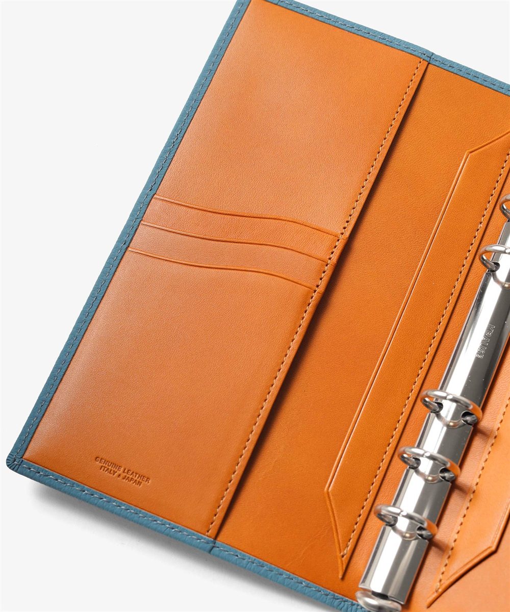 フジタカ ムース システム手帳 バインダー バイブルサイズ