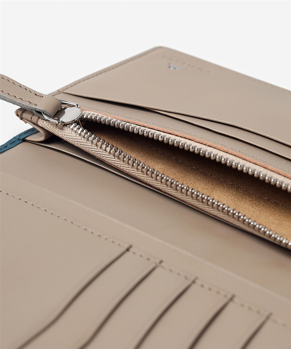 フジタカ ムース  通しマチ かぶせ長財布 カード段14 85th Limited Color