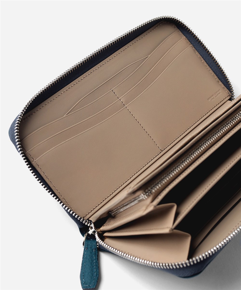  フジタカ ムース ラウンドファスナー長財布 カード段19 85th Limited Color