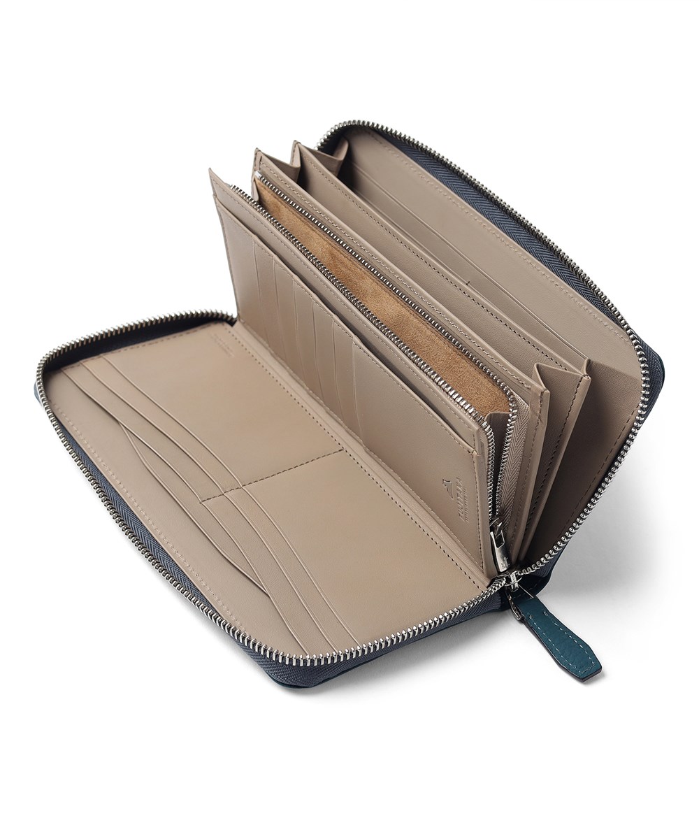  フジタカ ムース ラウンドファスナー長財布 カード段19 85th Limited Color