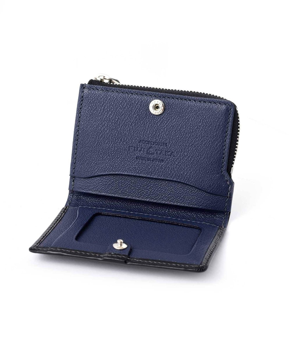 フジタカ ジョセフ ブライドルレザー パスケース 兼用 小銭入れ