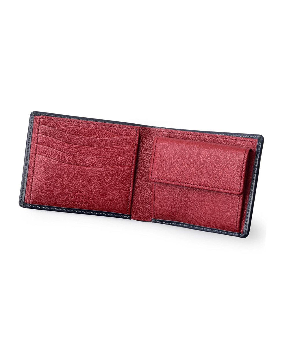 フジタカ ジョセフ ブライドルレザー 二つ折り財布 カード段11