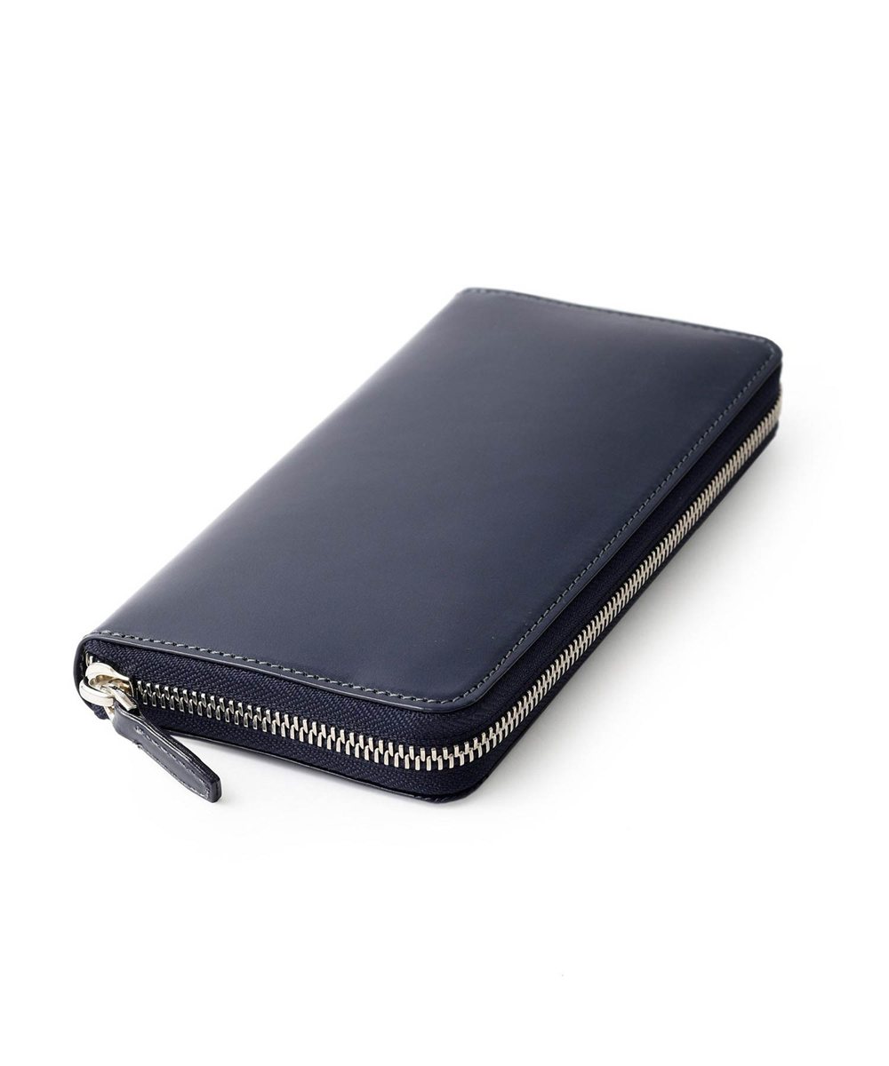 フジタカ ジョセフ ブライドルレザー ラウンドファスナー長財布 カード段19