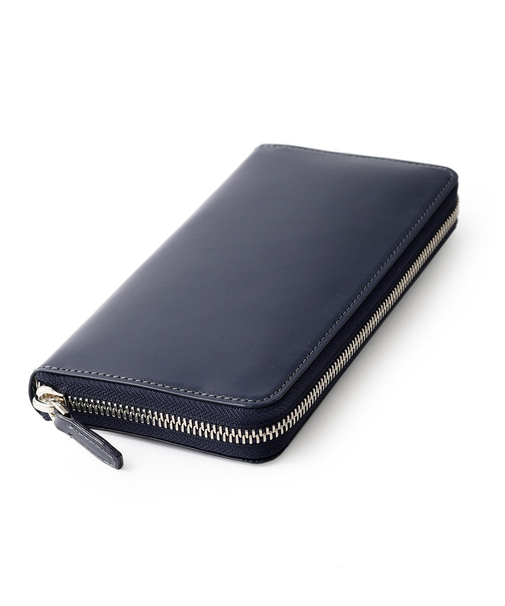 フジタカ ジョセフ ブライドルレザー ラウンドファスナー長財布 カード段19