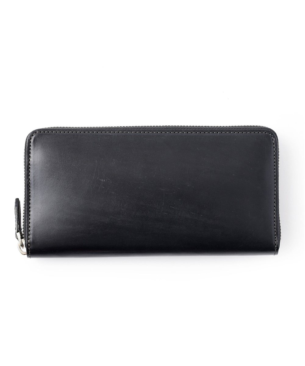 フジタカ ジョセフ ブライドルレザー ラウンドファスナー長財布 カード段19