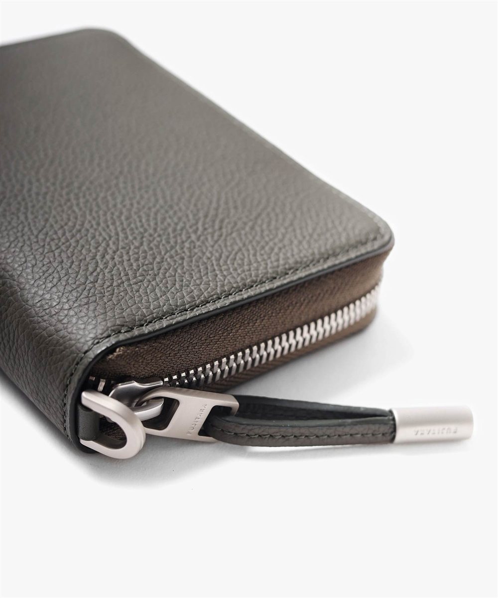 フジタカ パケット ラウンドファスナー  セミ長財布