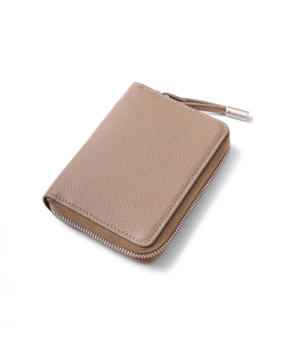 フジタカ パケット ラウンドファスナー  セミ長財布