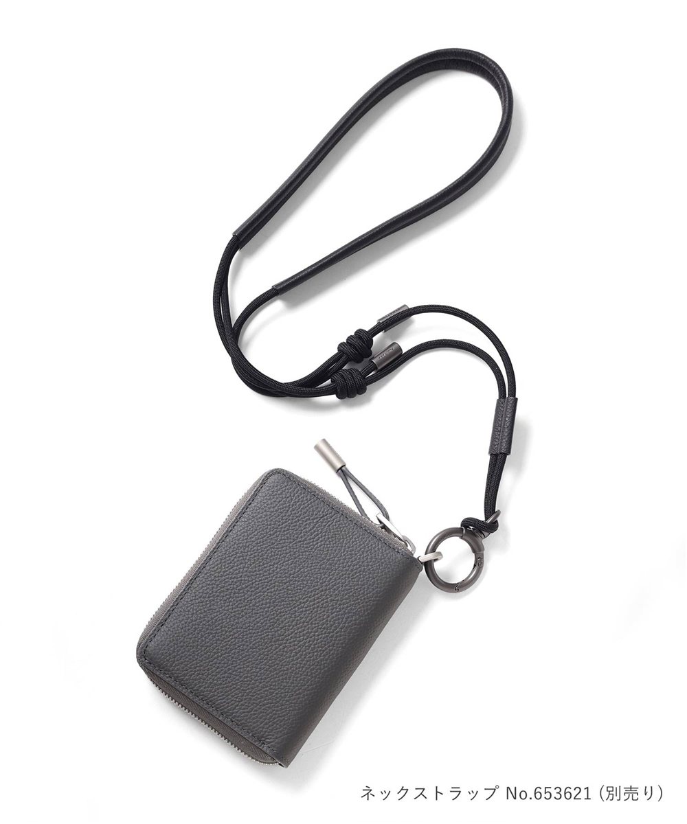 フジタカ パケット ラウンドファスナー  セミ長財布