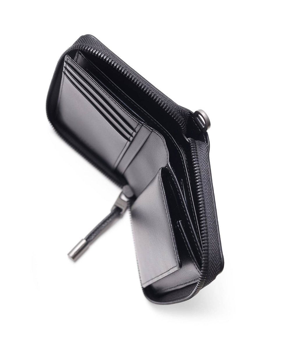 フジタカ パケット ラウンドファスナー  セミ長財布
