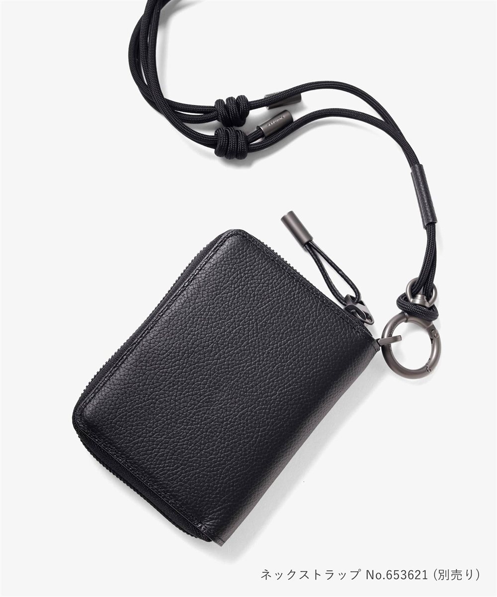 フジタカ パケット ラウンドファスナー  セミ長財布