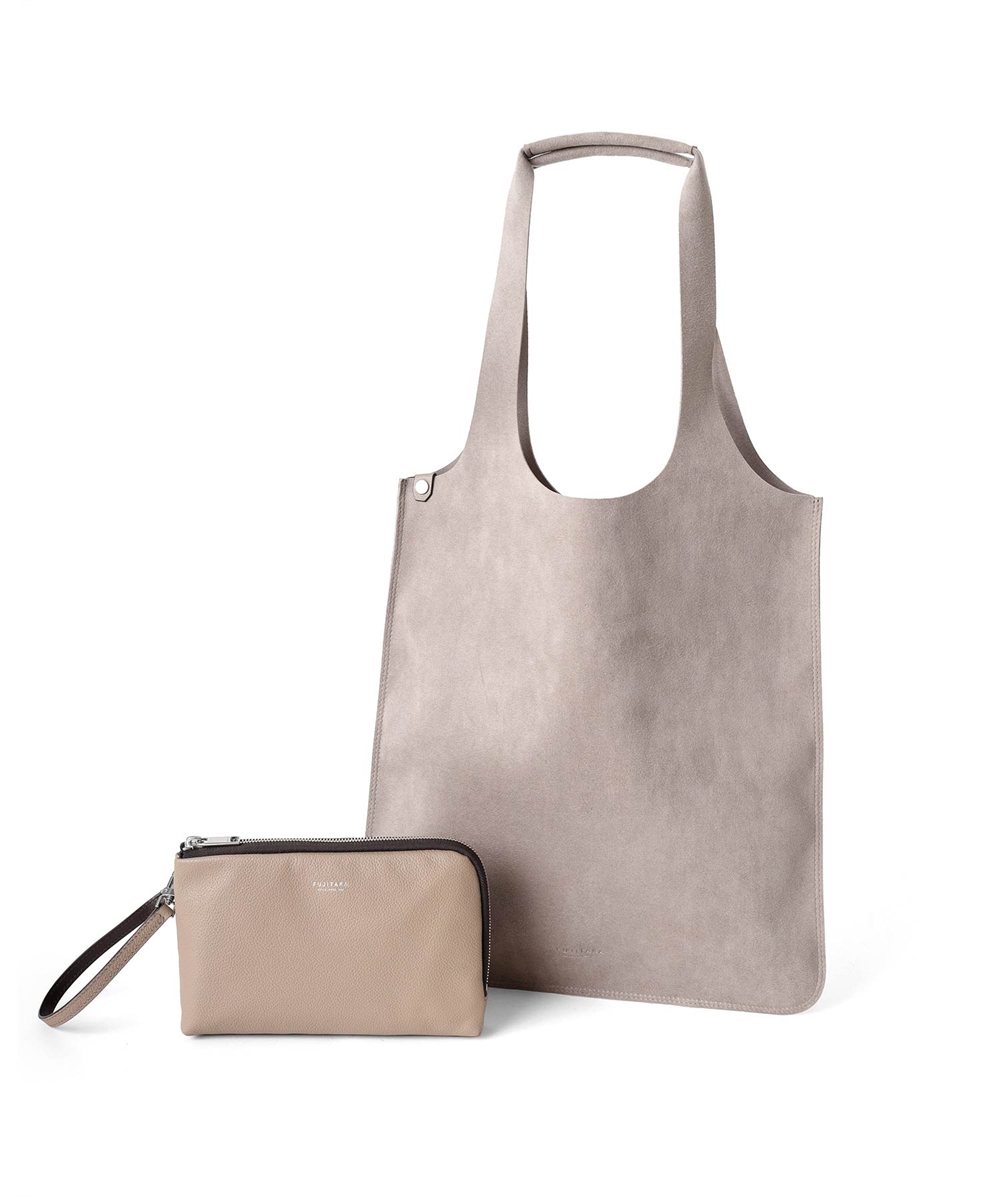 フジタカ トラバース トートバッグ A4 レザーポーチ付き
