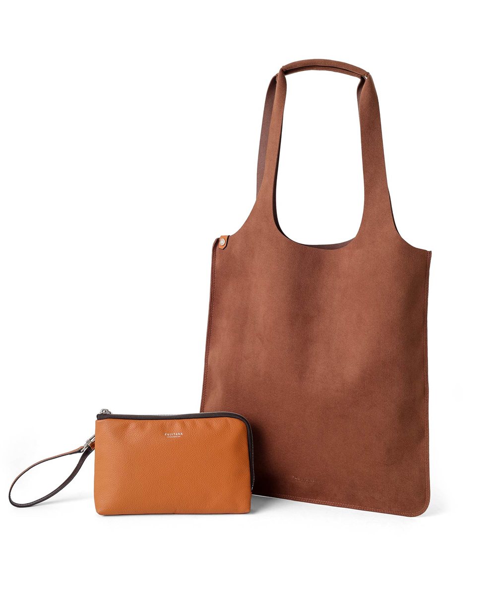 フジタカ トラバース トートバッグ A4 レザーポーチ付き