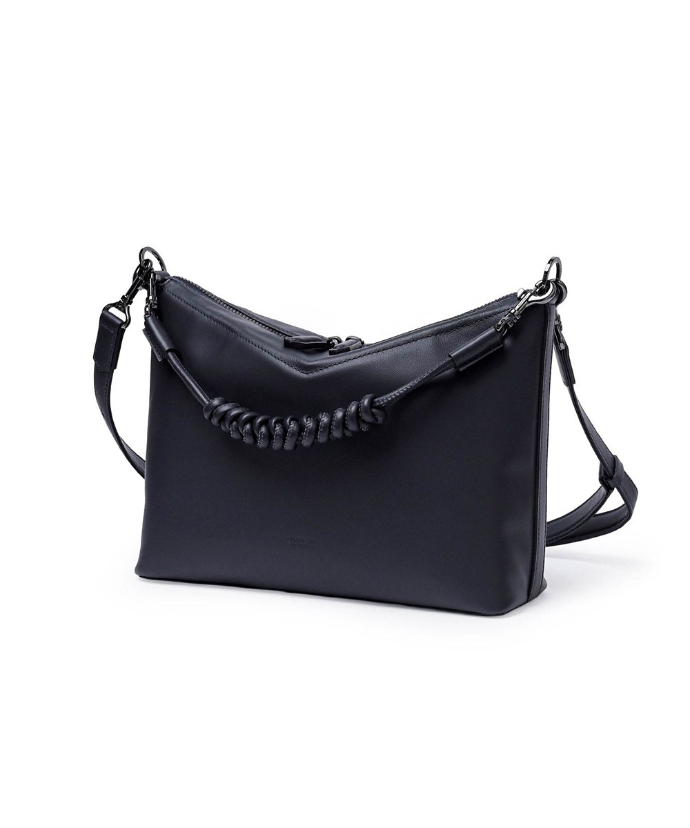 フジタカ トレッソ レザーショルダーバッグ B5