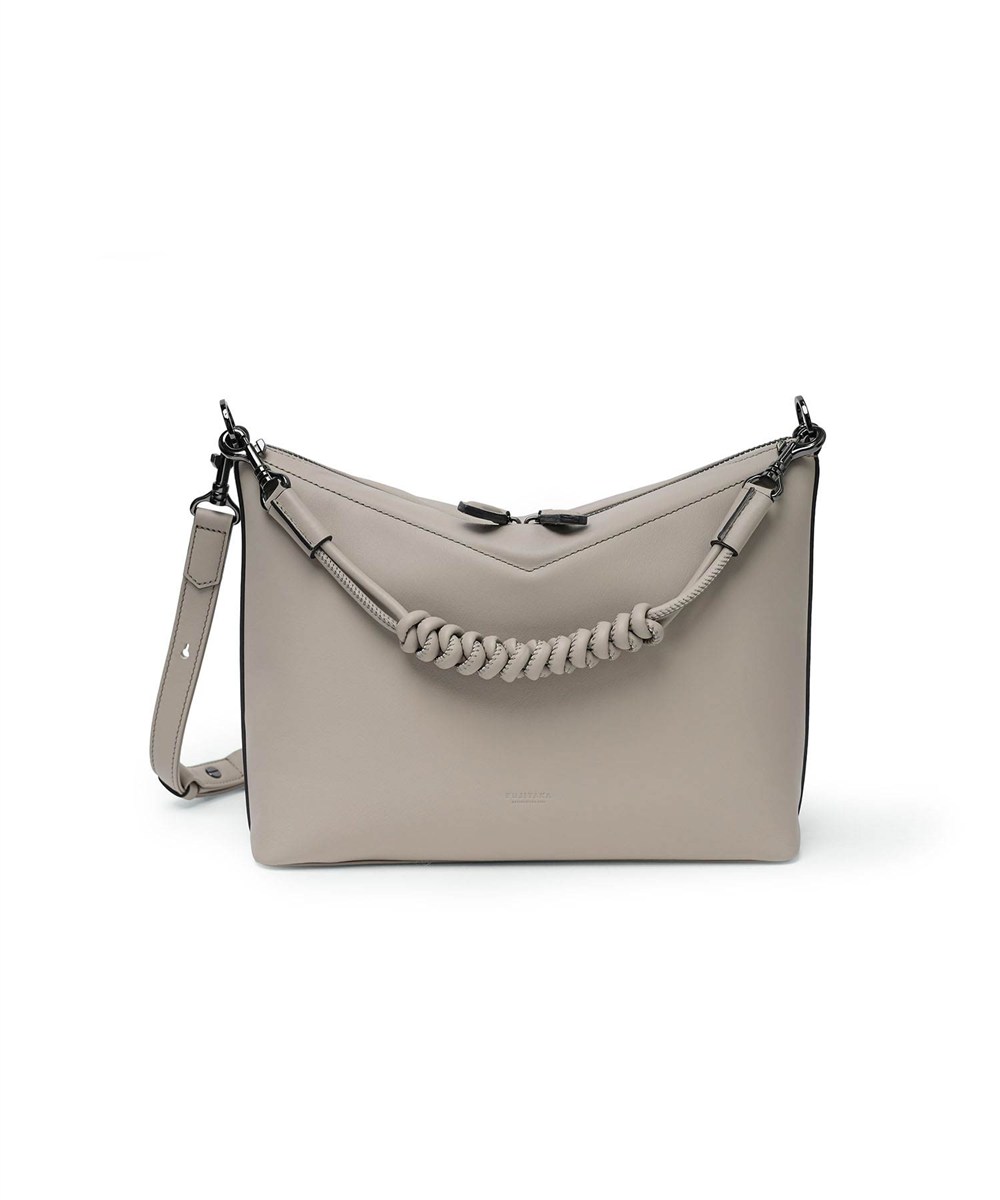 フジタカ トレッソ レザーショルダーバッグ B5