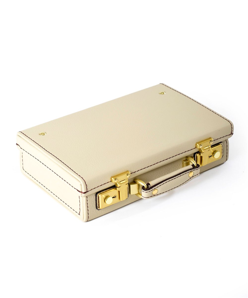 フジタカ トランク レザーミニトランク 23cm