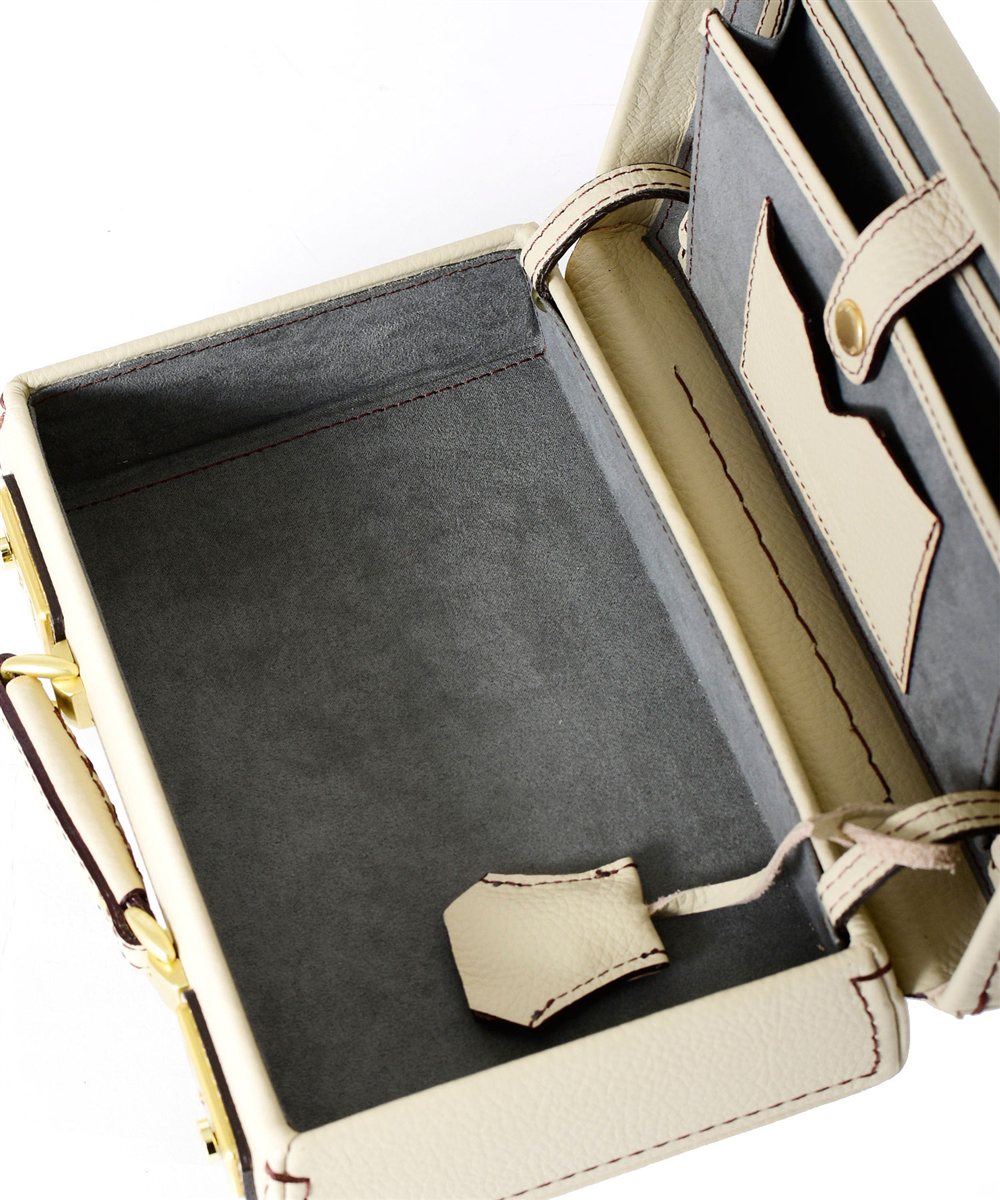 フジタカ トランク レザーミニトランク 23cm