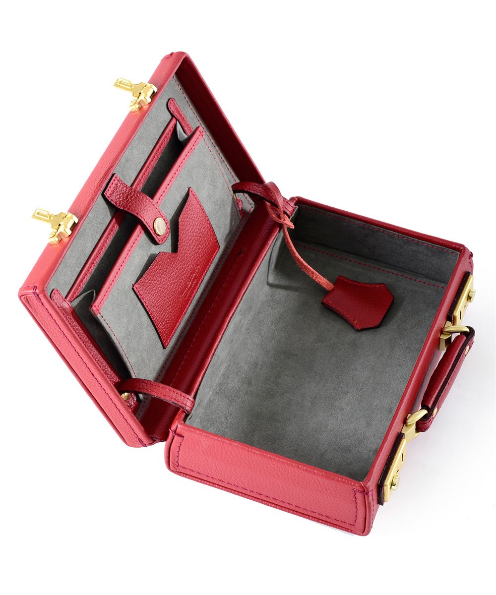 フジタカ トランク レザーミニトランク 23cm