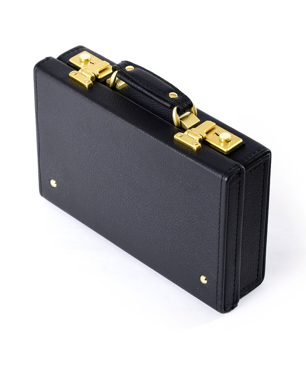 フジタカ トランク レザーミニトランク 23cm