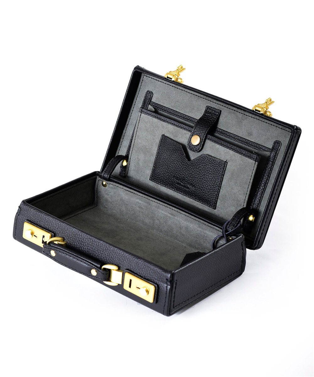 フジタカ トランク レザーミニトランク 23cm