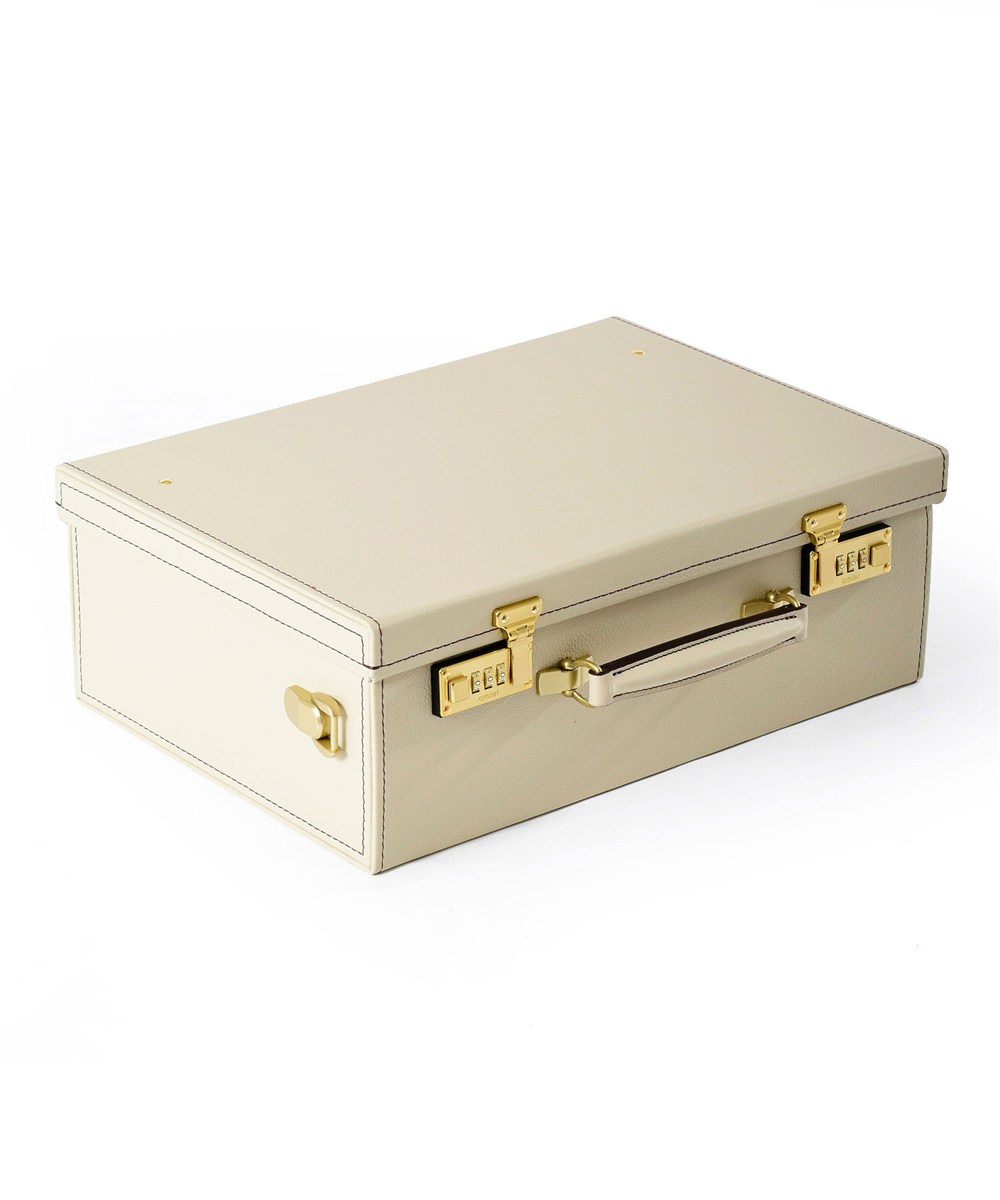 フジタカ トランク レザートランク 43cm