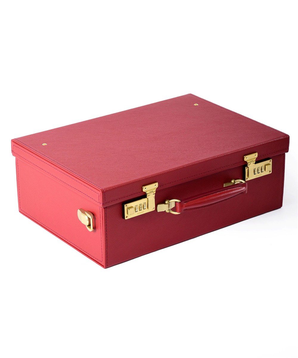 フジタカ トランク レザートランク 43cm