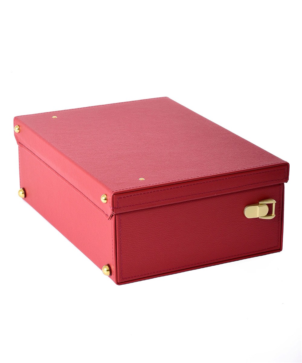 フジタカ トランク レザートランク 43cm