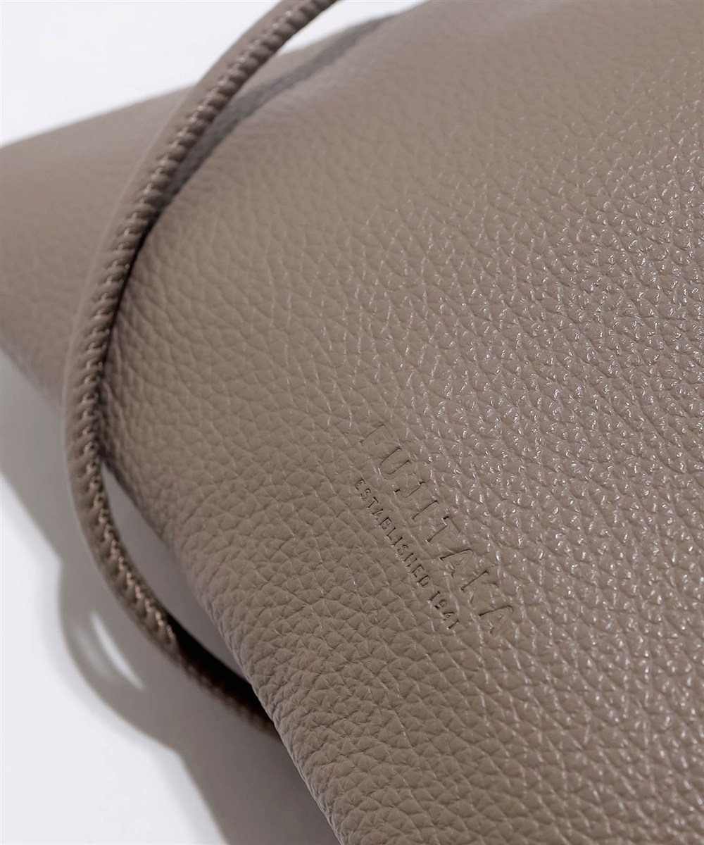 フジタカ フィノ レザー巾着ミニバッグ 2WAY