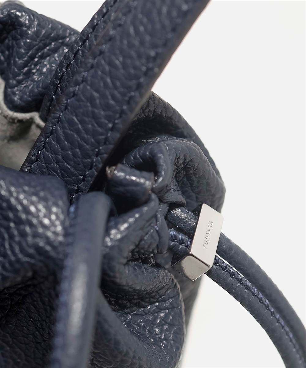 フジタカ フィノ レザー巾着ミニバッグ 2WAY