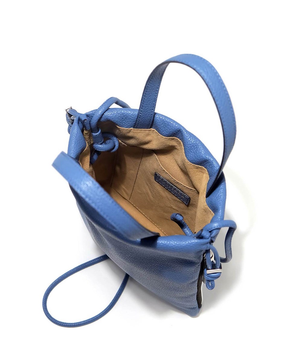 フジタカ フィノ レザー巾着ミニバッグ 2WAY