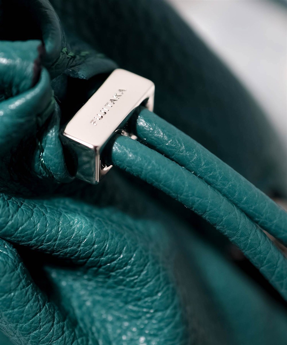 フジタカ フィノ レザー巾着ミニバッグ 2WAY